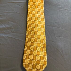 Bocara Luxurious‎ Yellow Geometric Men's Tie